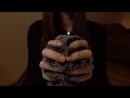 ASMR Fluffy Mic Scratching And Soft Unintelligable Whispering Rain Thunder