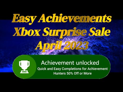 Xbox Surprise Sale: Quick and Easy Completion Games for Achievement Hunters at 50% Off or More!