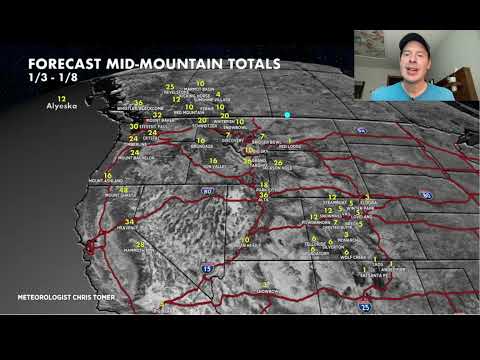 Mountain Weather Update 1/3, Meteorologist Chris Tomer