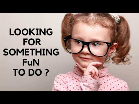 FUN THINGS to D0 AT HOME #stayathome #fridayfun #funathome #Kidsactivities