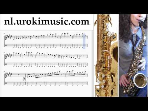 Saxofoon Leren Spelen (Alt) Sia - Cheap Thrills Tablatura Deel#1 um-i374