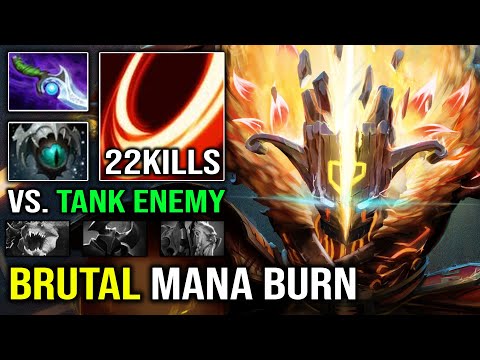 WTF 1st ITEM Diffusal Brutal Mana Burn Pro Juggernaut with Super Crit Against Tank Hero Dota 2