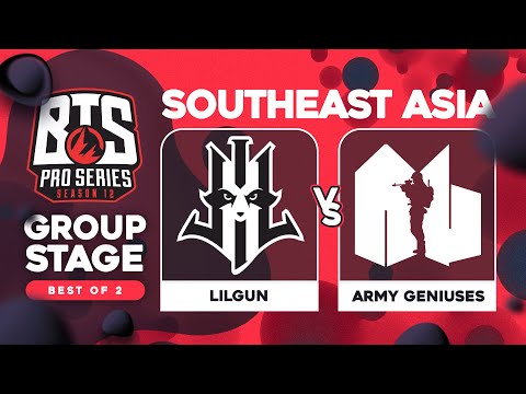 Lilgun vs Army Geniuses Game 2 - BTS Pro Series 12 SEA: Groups w/ Robbnroll & Otomo