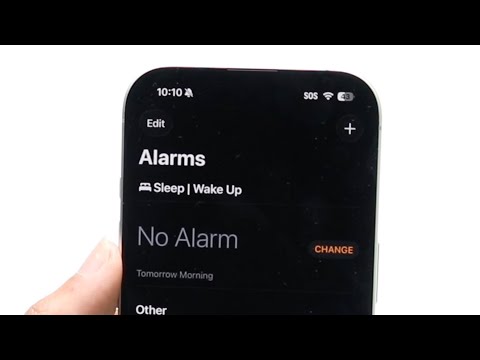 How To Setup Alarm On iPhone 17!
