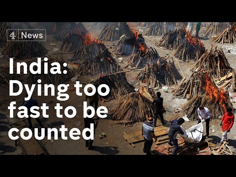 India: Dying too fast to be counted - Covid funeral pyres burn day and night