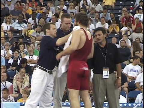 84 kg Cael Sanderson (Sunkist) vs Lee Fullhart (Gator) - 2004 Olympic Trials Finals Match 3