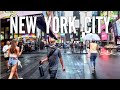 4K NEW YORK CITY TIMES SQUARE 7th AVENUE COMPLETE WALK 2022