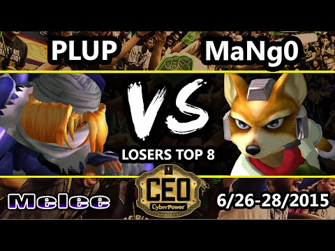 CEO 2015 - Plup (Sheik) Vs. C9 Mango (Fox) SSBM Losers Top 8 - Smash Melee