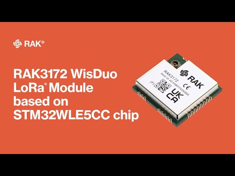 RAK3172 WisDuo LoRa Module based on STM32WLE5CC chip