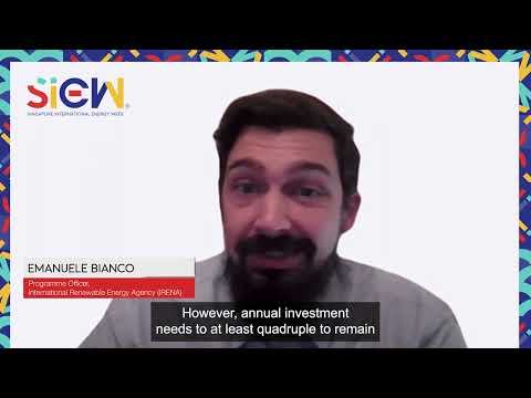 SIEW Live: Emanuele Bianco, Programme Officer, International Renewable Energy Agency (IRENA)