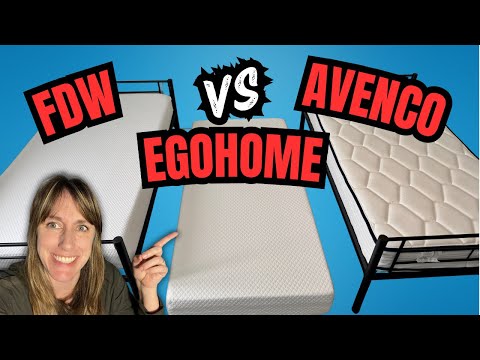EgoHome vs Avenco vs FDW Mattress | Best Twin Mattress in a Box for Kids & Adults?