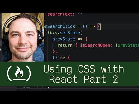 Using CSS with React Part 2 (P5D75) - Live Coding with Jesse