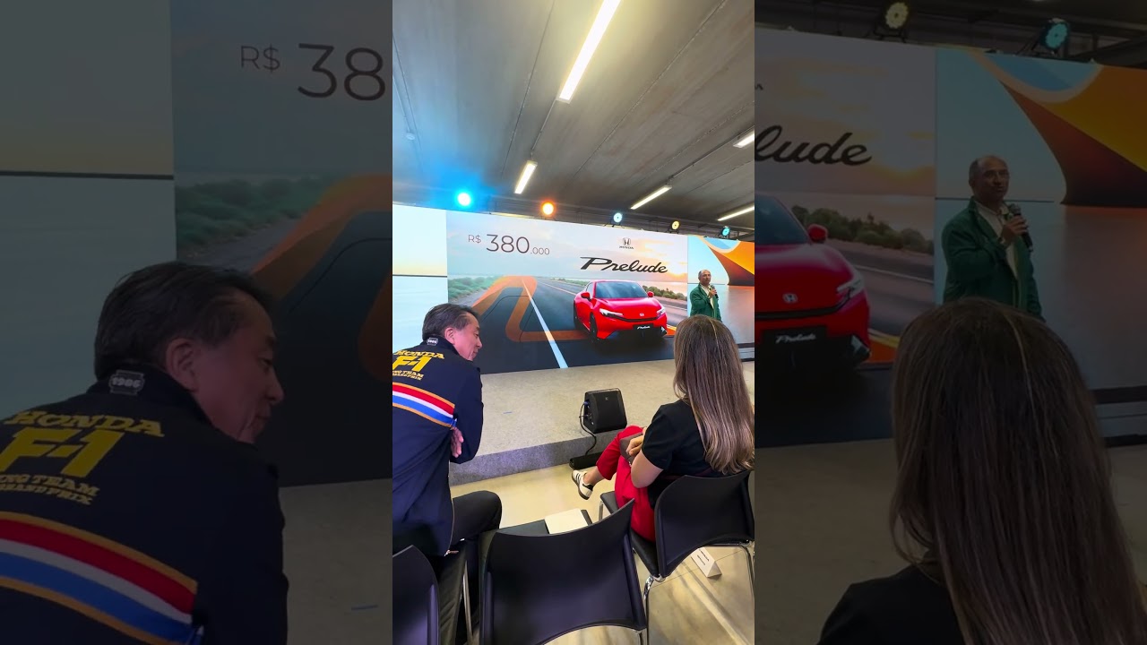 Honda revela preço do Prelude durante lançamento em Interlagos #carros