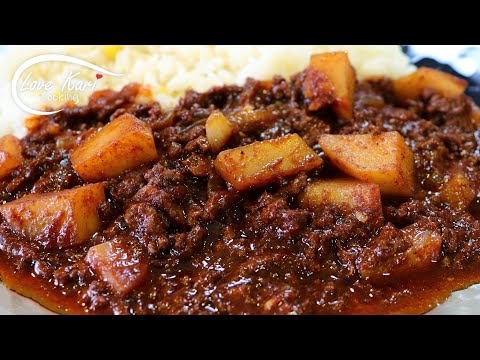 How to make Quick and Easy Ground Beef and Potatoes Mexican Recipe Carne Molida con Papas