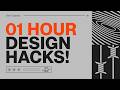 1 HOUR Of The BEST Graphic Design Hacks Techniques