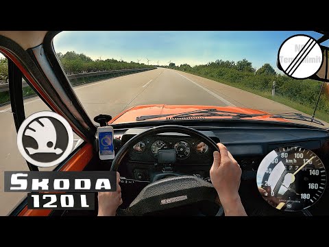 1981 Skoda 742 120L Estelle Autobahn Top Speed POV