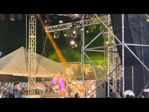Ayra Starr performs “Rush” at Machel Montano’s One Show