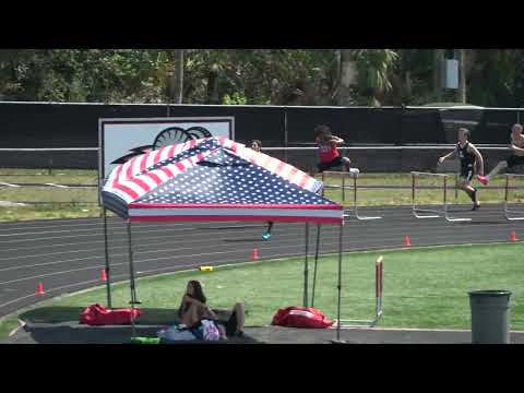 BOYS 400M Hurdles Heat 3 - Lake Mary Invitational 2023