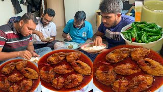 Download lagu Eating Lunch(Rice & Spicy Fish Curry, Lej Vorta) With Friends at Saiful's Place mp3