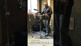 Video thumbnail for Fill De Timbal Usando Inverted Doubles o Dobles Invertidos #drums #erickrod #timbaltotal #lptimbales by Timbal Total