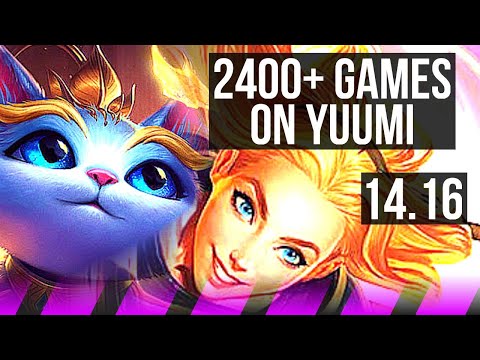YUUMI & Zeri vs LUX & Caitlyn (SUP) | 2/2/21, 2400+ games | EUW Master | 14.16