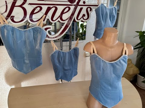 Basic bodice for the ballet tutu T 0009D - video 2