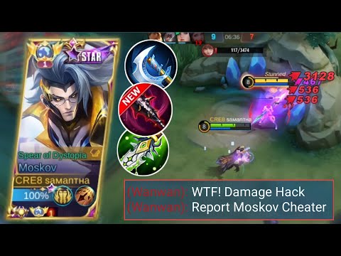 BURST DOWN WANWAN USING THIS MOSKOV NEW META BUILD! | MOSKOV BEST BUILD AND EMBLEM SET 2023