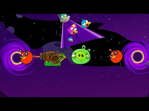 Angry Birds Collection Cannon 5 - FORCE BAD PIG TO ELECTRIC SHOCKER THROUGH BLACKHOLE!