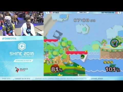 Shine 2016 - MacD vs Professor Pro SSBM Round 2 Pools