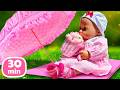 Baby Dolls Fun Day: Water Play, Picnic, Animals & Walk