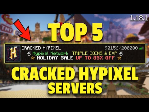 Happy Plays - TOP 5 CRACKED HYPIXEL SERVERS FOR MINECRAFT | T LAUNCHER | JAVA EDITION | Minecraft Hindi