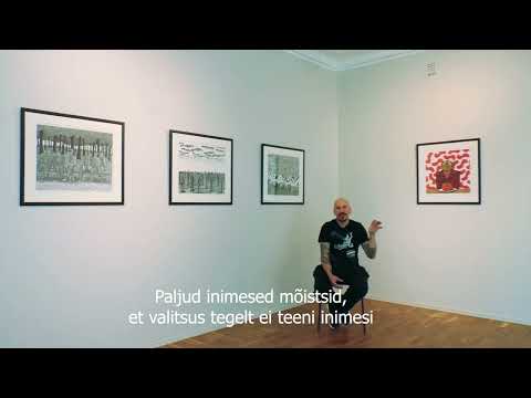 Peeter Alliku nimeline Tartu Graafikafestival 2022 (kuraator Carlos Barberena)