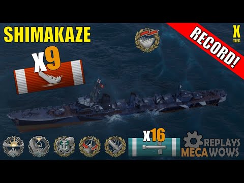 Shimakaze 9 Kills & 236k Damage | World of Warships Gameplay