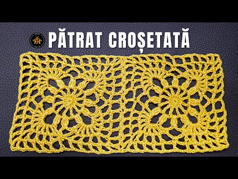 Cum crosetam patrat perfect pentru bluze, maiouri, rochii, fuste