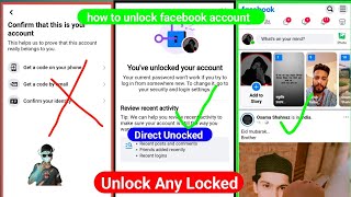 my facebook account locked| how to unlock facebook account identity | facebook id locked 🔒🔐