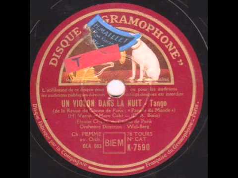 Elyane Célis " un violon dans la nuit " 1935