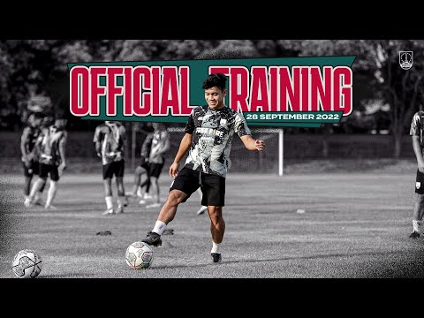 Official Training | 28 September 2022 | PERSIS vs PSM Makassar