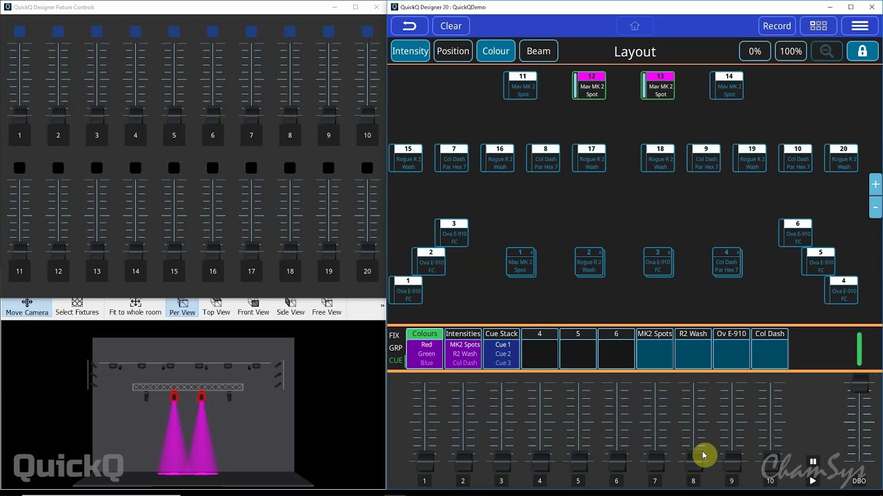 QuickQ: Console Layout