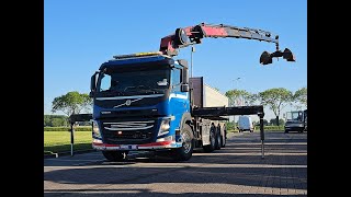Купить бортовой грузовик Volvo FM 460 8X2 HMF 3220 K6 - Изображение 4 | Autoline KG Бортовой грузовик Volvo FM 460 8X2 HMF 3220 K6 | Изображение 4 - Autoline