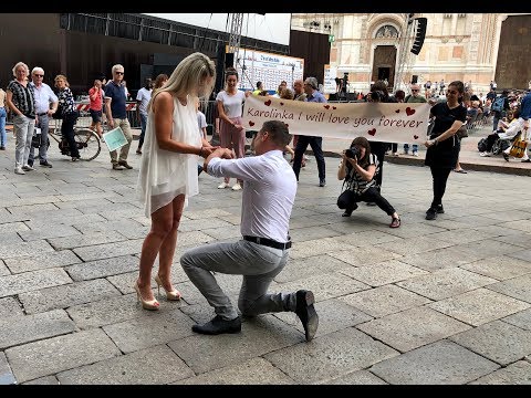 Real Wedding Proposal * from Germany to Italy