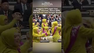 Download lagu Anggota DPR Joget Usai Sidang Tahunan, Ketua MPR: Hal Normal saat Dengar Musik mp3