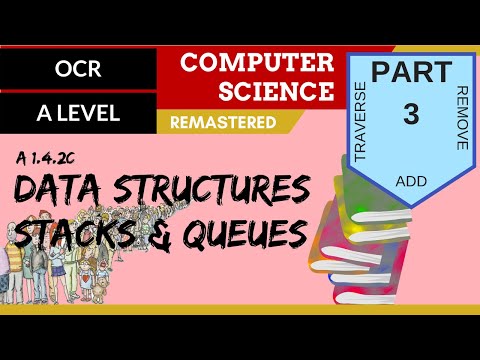 94. OCR A Level (H046-H446) SLR14 - 1.4 Data structures part 3 - Stacks & queues (operations)