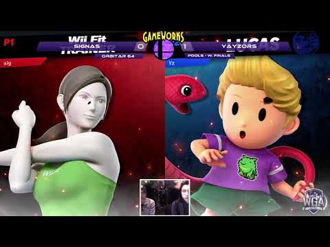 Signas (Wii Fit Trainer) vs Yayzors (Lucas) - Orbitar 64 - Pools WF