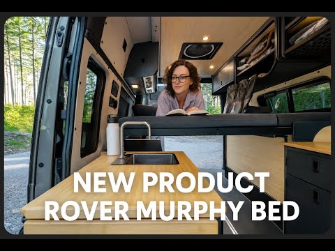 NEW: Rover Vans Murphy Bed + Desk System | Modular Sleeping for Sprinter, Transit & Promaster