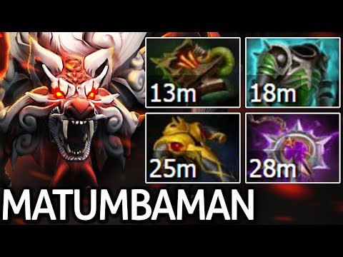 MATUMBAMAN Dota 2 [Lycan] 28 Min Full Item | Crazy Wolf