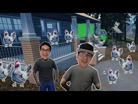 NOSSO RANCHO FOI INVADIDO POR 99999 GALINHAS!!! (cuidado) - Ranch Simulator