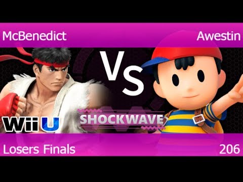 SW 206 - McBenedict (Ryu) vs FX | Awestin (Ness) Losers Finals - Smash 4