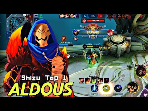 Shizu Aldous 1 Hour Of Gameplay 2x Savage and 2 Maniac - MLBB