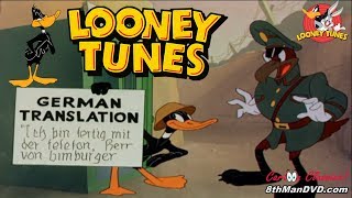 LOONEY TUNES (Looney Toons): DAFFY DUCK - Daffy The Commando (1943) (Remastered) (HD 1080p)