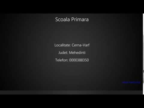 Scoala Primara Cerna-Varf